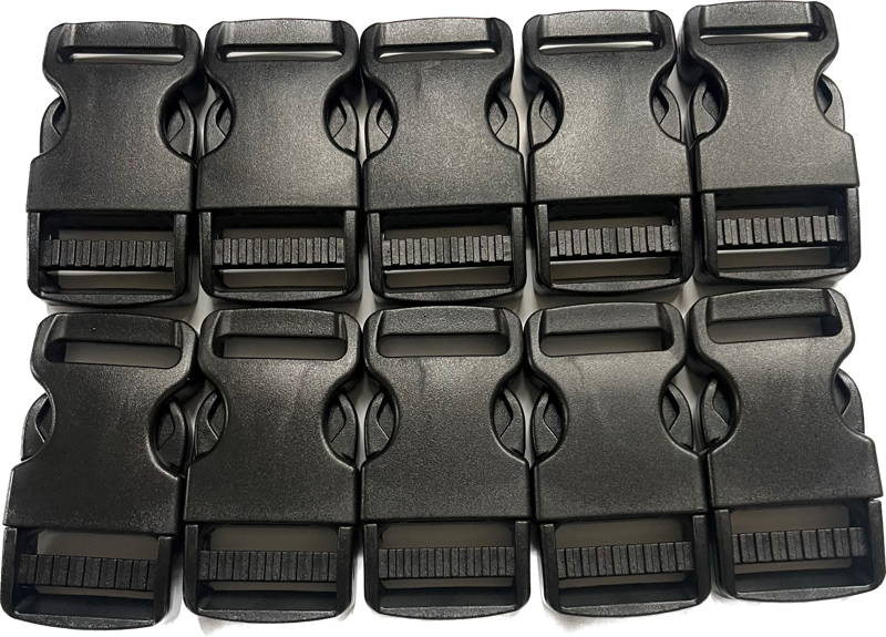 1 Inch/25mm Quick Slide Release Plastic Buckle Black Clips Webbing Buckles Repairing