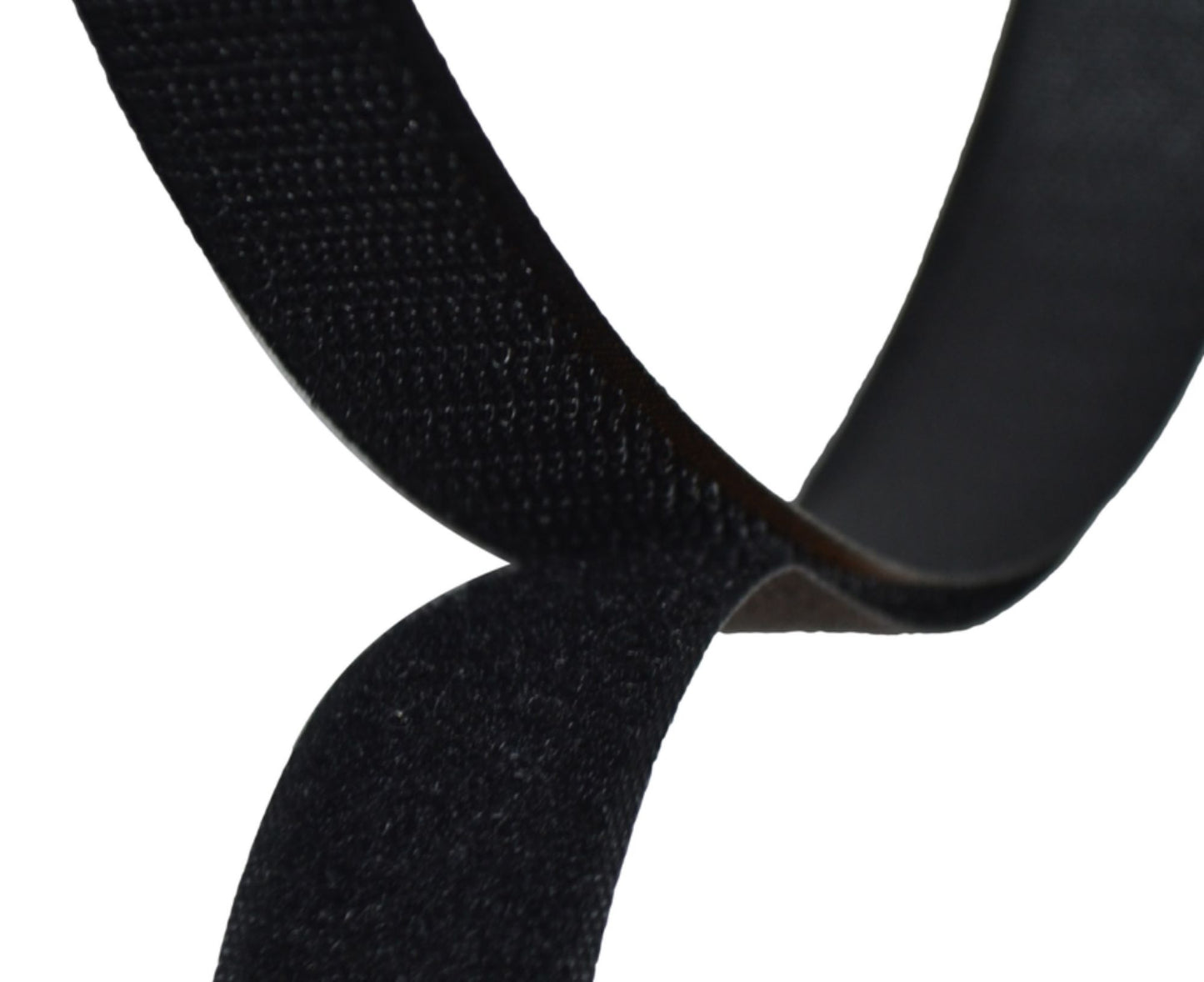 1", 1.5", 2", 3" & 4" Black Sew on (Hook and Loop Tape Set) Nylon Fabric Non-Adhesive Fastener Interlocking Tape