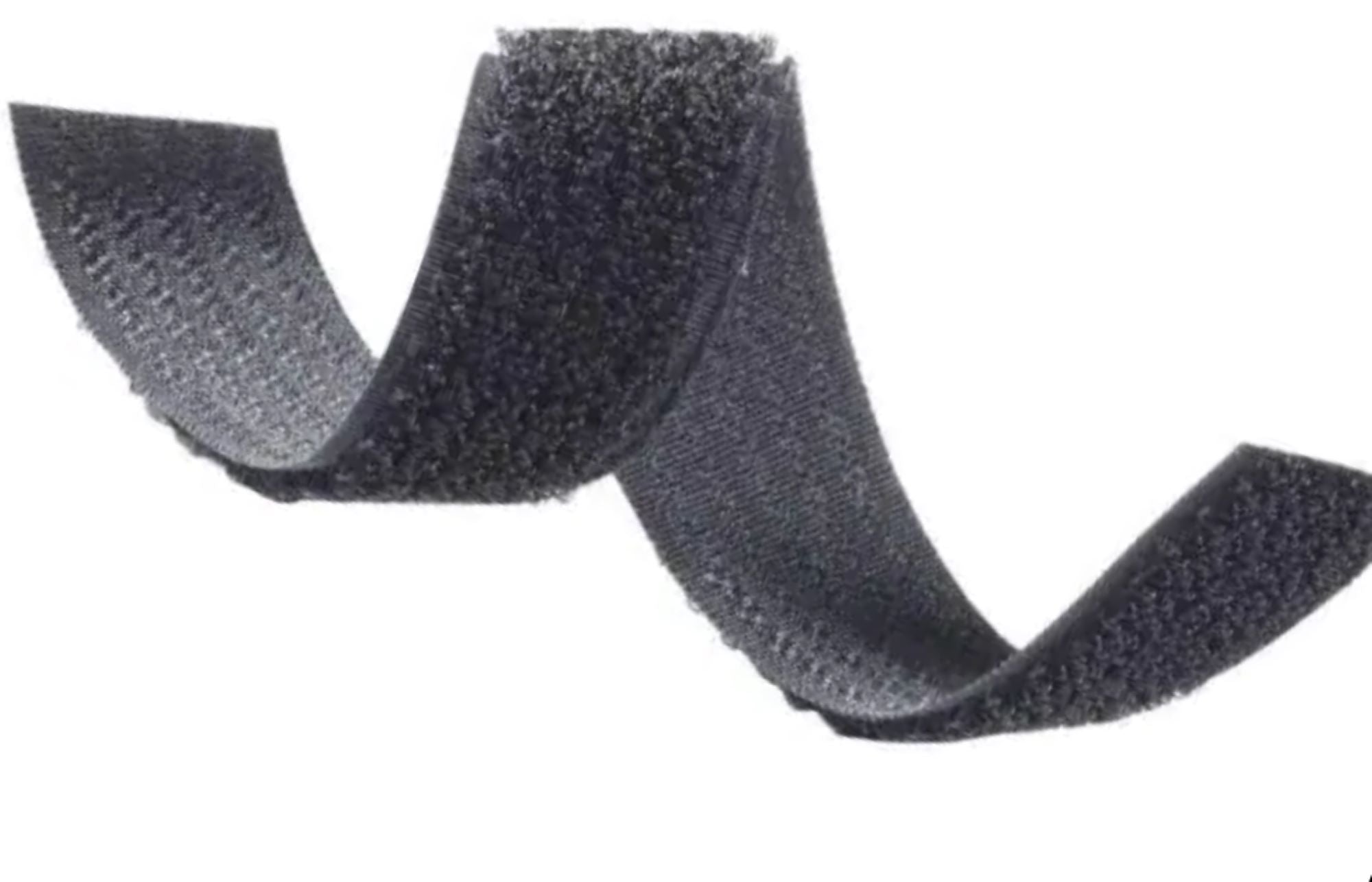 Velcro® Brand 2 Inch Wide Black Hook and Loop Set - SEW-ON TYPE - 4 FEET