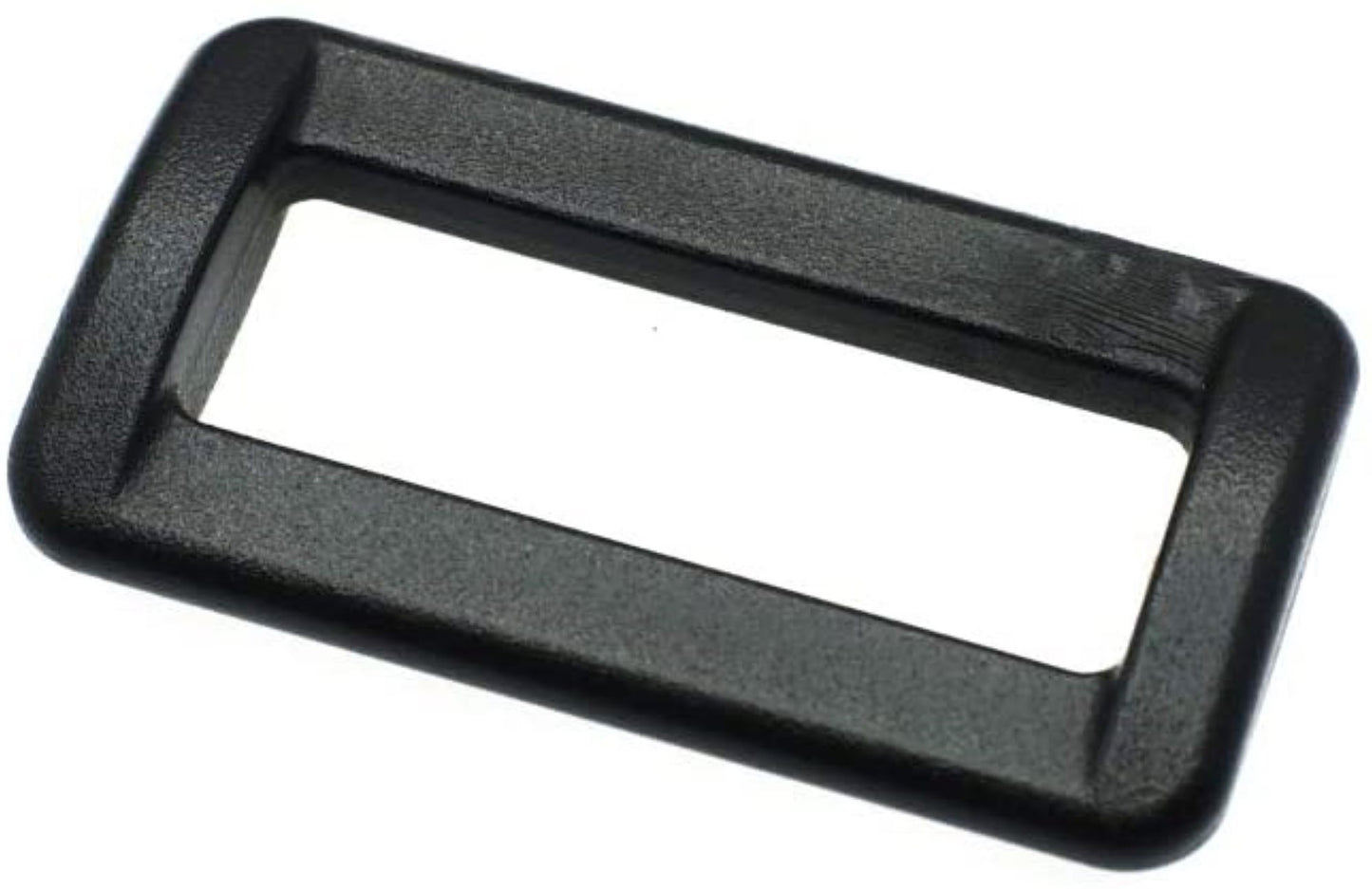 1" Heavy Duty Rectangle Plastic Loop Lock Ring Bar - Durable Webbing Slide Loop for Bags, Straps, and Various Packs