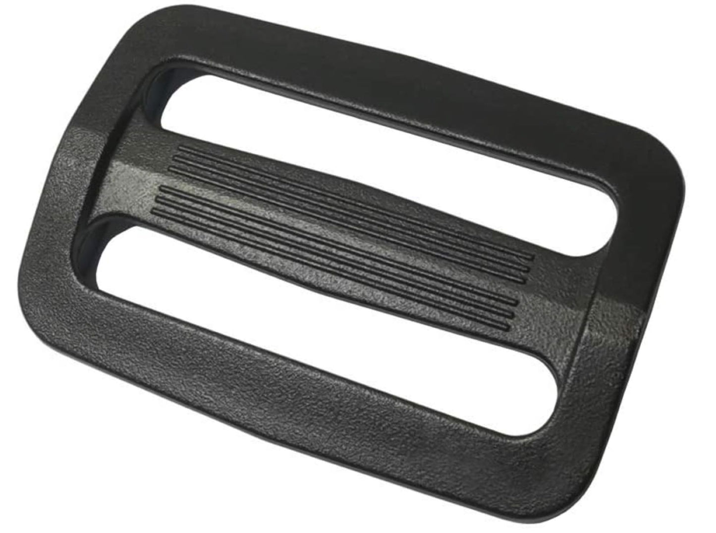 1.5 in/8mm Black Plastic Tri-Glide Slides Smooth Strapping for Belts, Bags & Buckles