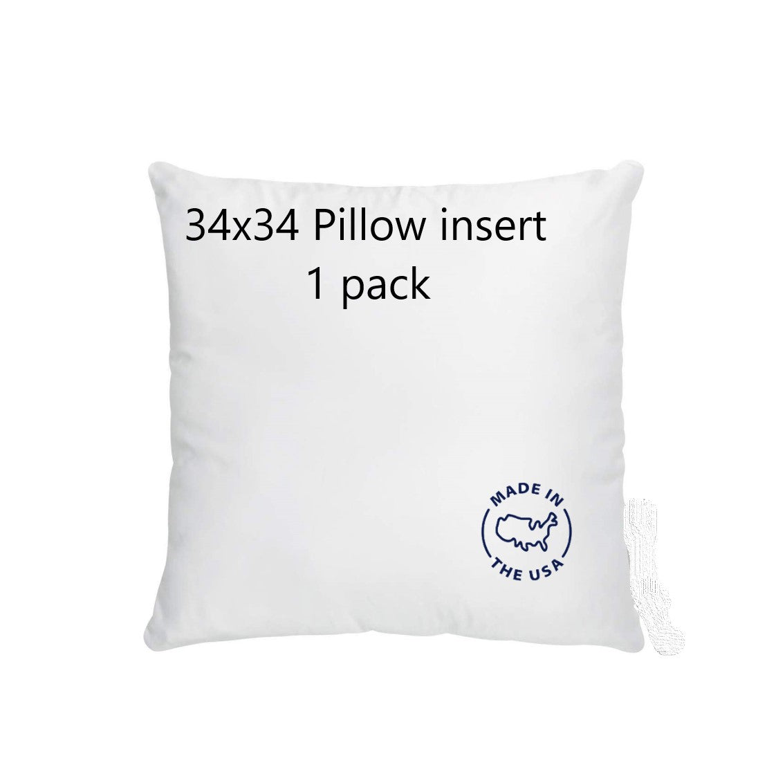 Southern Textiles Made in USA Throw Pillow Inserts, Premium 100% Cotton Sateen, 12",18",20",22",24",26",28"& 30"-2pks & 1 PK 34 inch & 32x39 inch