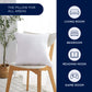 Southern Textiles Made in USA Throw Pillow Inserts, Premium 100% Cotton Sateen, 12",18",20",22",24",26",28"& 30"-2pks