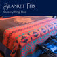 Beacon Blankets Southwestern Chief Henry Native American Design Premium Thick Plush Cotton Blend Blanket/Throw
