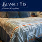 Beacon Blankets Southwestern Agawam Native American Design Premium Thick Plush Cotton Blend Blanket/Throw