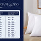 Southern Textiles Made in USA Throw Pillow Inserts, Premium 100% Cotton Sateen, 12",18",20",22",24",26",28"& 30"-2pks