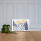 Lake Life Retro Canvas Print for Home Decor