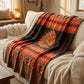Beacon Blankets Southwestern Chief Henry Native American Design Premium Thick Plush Cotton Blend Blanket/Throw