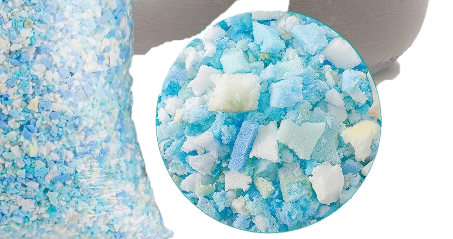 Premium Shredded Memory Foam Made in USA Filling Stuffing for Pillows Dog Beds Bean Bags Cushions Crafting Material