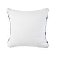 Blue and White Geometric Diamond Textured Decorative Throw Pillow Shell/Stuffed Home Décor 2pk