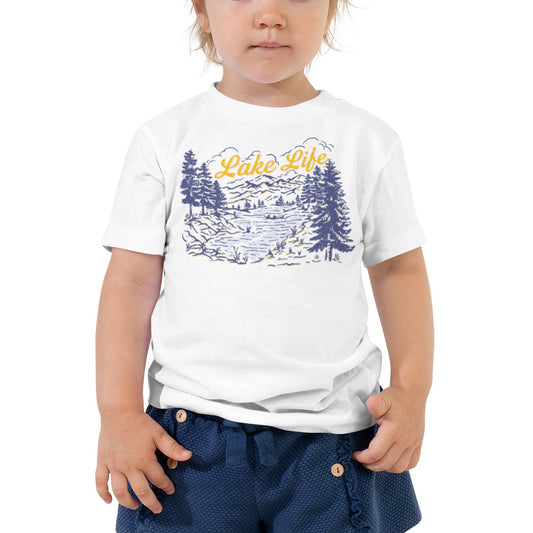 Lake Life Retro Toddler 2T-5T Short Sleeve Tee T-shirt