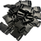 1 Inch/25mm Quick Slide Release Plastic Buckle Black Clips Webbing Buckles Repairing