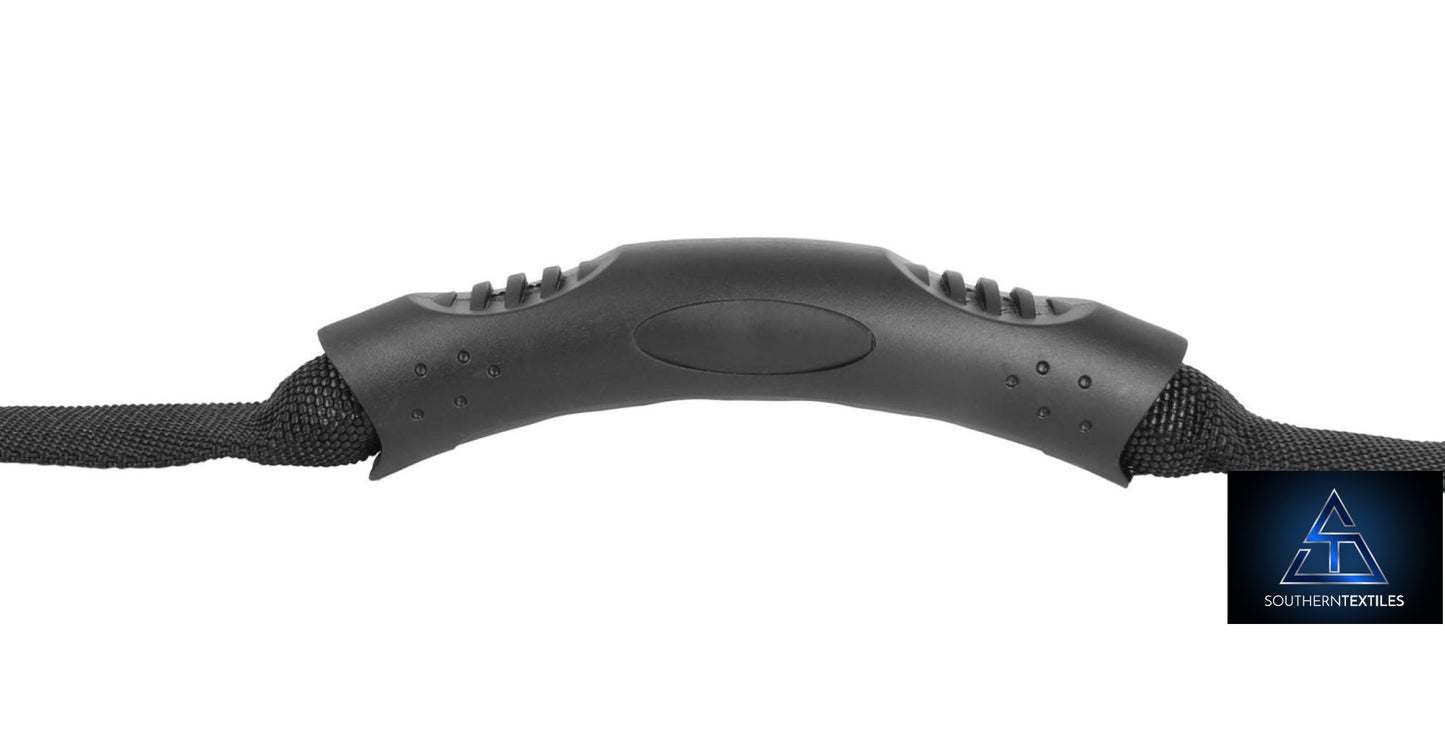 Black Rubber Handle Carry Grip for Kayaks, Boating, Coolers, Lifting Handles, Bags, & Outdoor Accessories